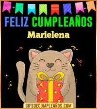 GIF Feliz Cumpleaños Marielena