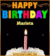 GIF GiF Happy Birthday Marieta