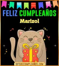GIF Feliz Cumpleaños Marizol