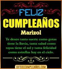 GIF Frases de Cumpleaños Marizol