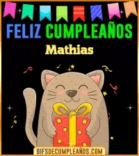GIF Feliz Cumpleaños Mathias