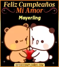 GIF Feliz Cumpleaños mi Amor Mayerling