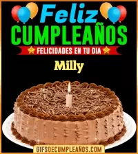 GIF Felicidades en tu día Milly