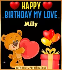 GIF Gif Happy Birthday My Love Milly