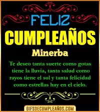GIF Frases de Cumpleaños Minerba