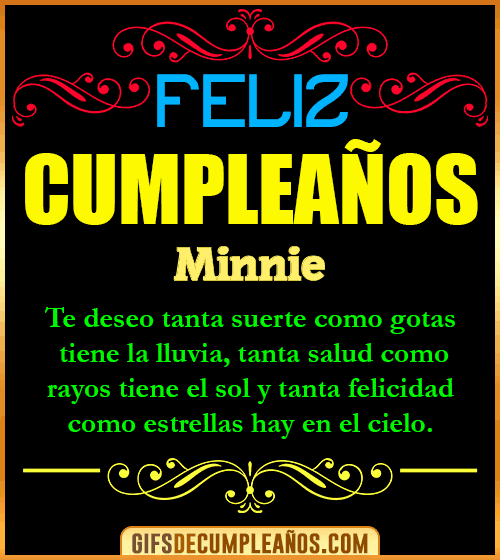 Frases de Cumpleaños Minnie Frases de Cumpleaños Minnie