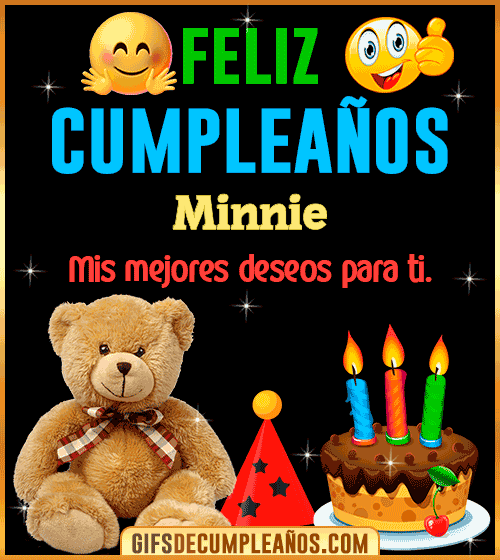 Gif de cumpleaños Minnie Gif de cumpleaños Minnie
