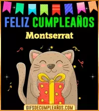 GIF Feliz Cumpleaños Montserrat