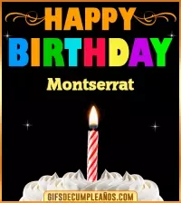 GIF GiF Happy Birthday Montserrat
