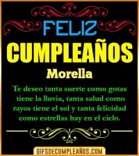 GIF Frases de Cumpleaños Morella