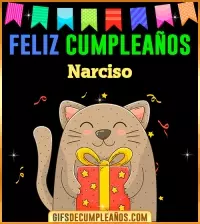 GIF Feliz Cumpleaños Narciso