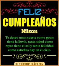 GIF Frases de Cumpleaños Nilson