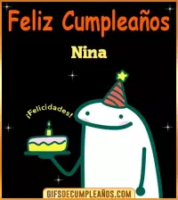 GIF Flork meme Cumpleaños Nina