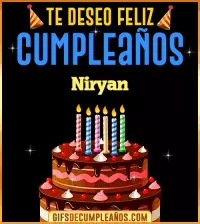 GIF Te deseo Feliz Cumpleaños Niryan