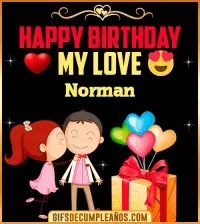 GIF Happy Birthday Love Kiss gif Norman