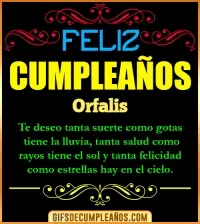 GIF Frases de Cumpleaños Orfalis
