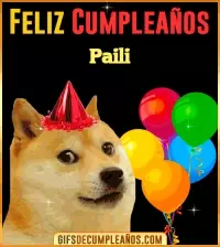 GIF Memes de Cumpleaños Paili