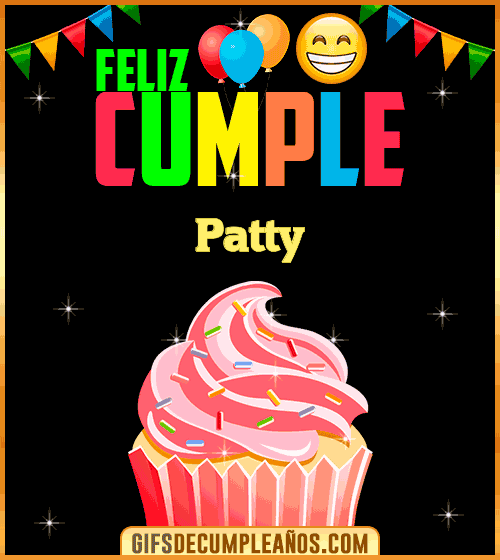 Feliz Cumple gif Patty Feliz Cumple gif Patty
