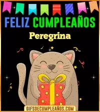 GIF Feliz Cumpleaños Peregrina