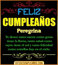GIF Frases de Cumpleaños Peregrina