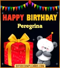 GIF Happy Birthday Peregrina
