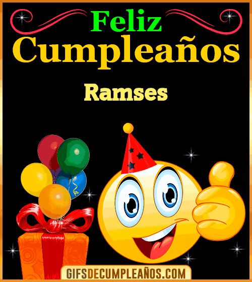 Gif de Feliz Cumpleaños Ramses Gif de Feliz Cumpleaños Ramses