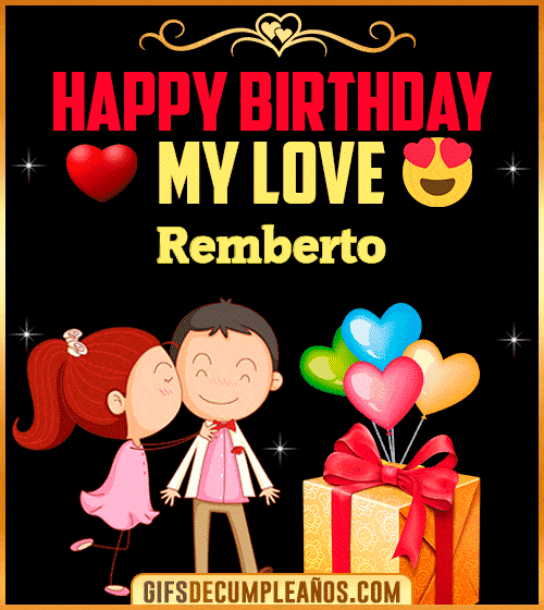 Happy Birthday Love Kiss gif Remberto Happy Birthday Love Kiss gif Remberto