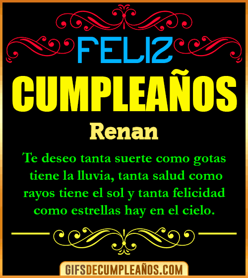 Frases de Cumpleaños Renan Frases de Cumpleaños Renan