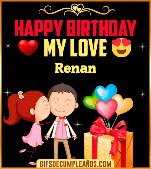 Happy Birthday Love Kiss gif Renan Happy Birthday Love Kiss gif Renan