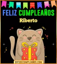 GIF Feliz Cumpleaños Riberto