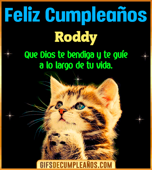 Feliz Cumpleaños te guíe en tu vida Roddy Feliz Cumpleaños te guíe en tu vida Roddy