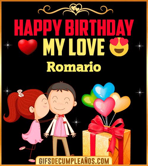 Happy Birthday Love Kiss gif Romario Happy Birthday Love Kiss gif Romario
