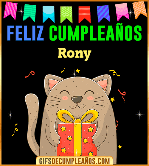 Feliz Cumpleaños Rony Feliz Cumpleaños Rony