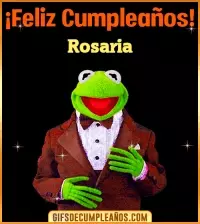 GIF Meme feliz cumpleaños Rosaria