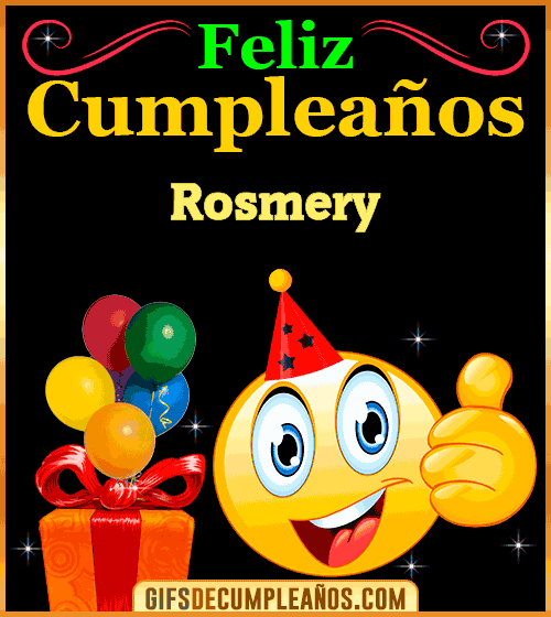 Gif de Feliz Cumpleaños Rosmery Gif de Feliz Cumpleaños Rosmery