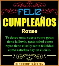 GIF Frases de Cumpleaños Rouse