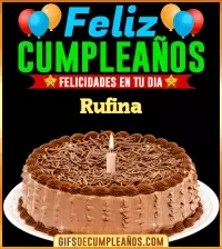 GIF Felicidades en tu día Rufina