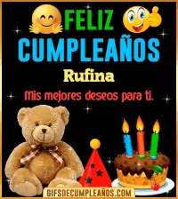 GIF Gif de cumpleaños Rufina