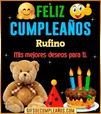 GIF Gif de cumpleaños Rufino