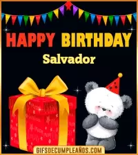 GIF Happy Birthday Salvador