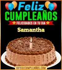Felicidades en tu día Samantha