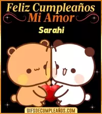GIF Feliz Cumpleaños mi Amor Sarahi