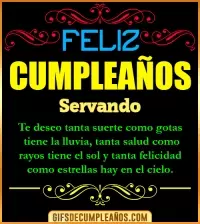 GIF Frases de Cumpleaños Servando