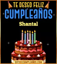 GIF Te deseo Feliz Cumpleaños Shantal