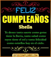 GIF Frases de Cumpleaños Sheila