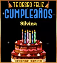 GIF Te deseo Feliz Cumpleaños Silvina