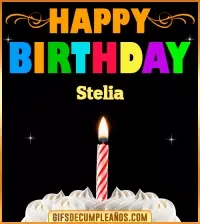 GIF GiF Happy Birthday Stelia