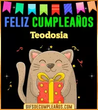 GIF Feliz Cumpleaños Teodosia