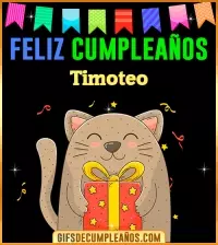 GIF Feliz Cumpleaños Timoteo