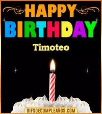 GIF GiF Happy Birthday Timoteo